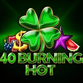 40 Burning Hot logo by Amusnet Interactive at Magneticslots Casino40 Burning Hot