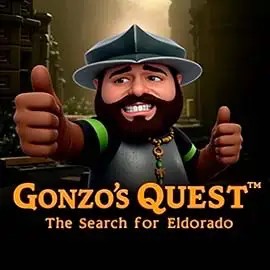 Logo of Gonzo's Quest from NetEnt at Magneticslots Casino