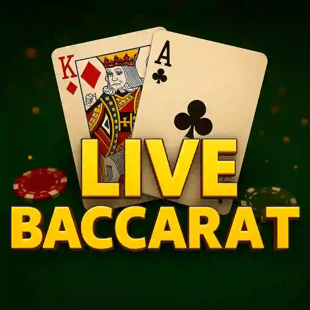 Live Baccarat game by Evolution – logo hosted on Magneticslots Casino