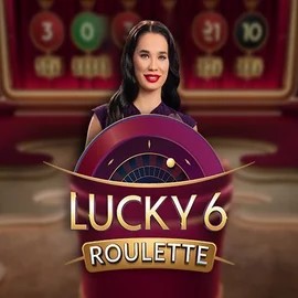 Lucky 6 Roulette logo by Pragmatic Play at Magneticslots Casino