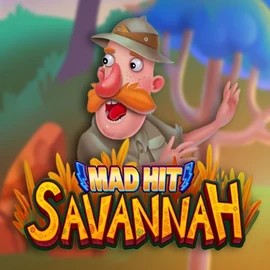 Mad Hit Savannah by RubyPlay, showcased at magneticslots-fi.com – game logo