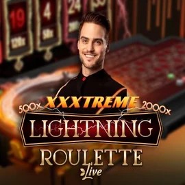 Official Live Casino logo: XXXtreme Lightning Roulette by Evolution at Magneticslots Casino