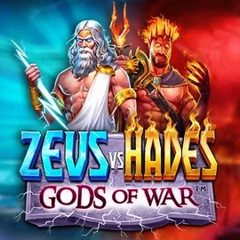 Zeus vs Hades: Gods of War online game logo by Pragmatic Play on magneticslots-fi.com